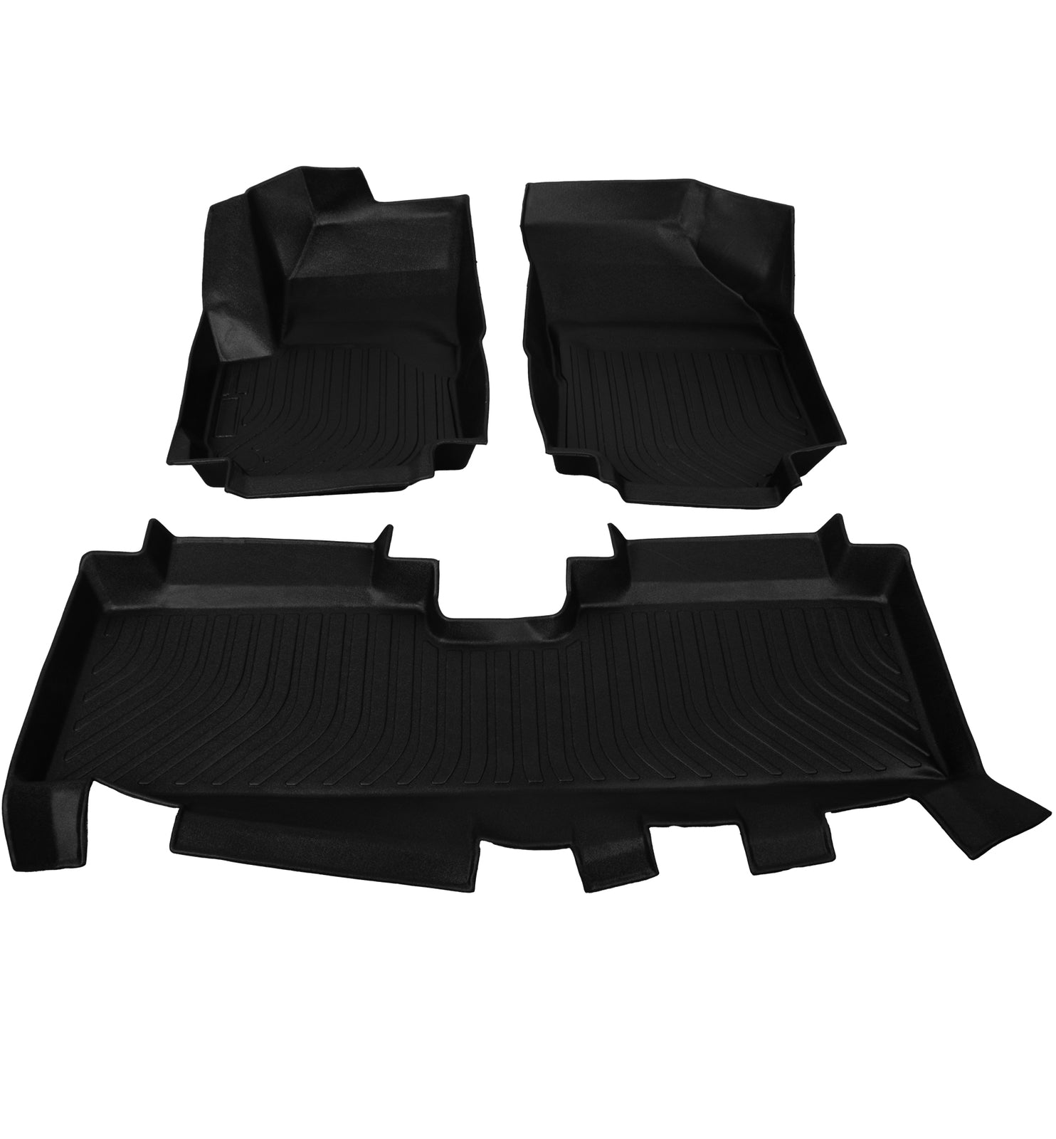 Floor Mats 2 Row Liner for 2018-2024 for Chevy Equinox/ for GMC Terrain TPE Waterproof v