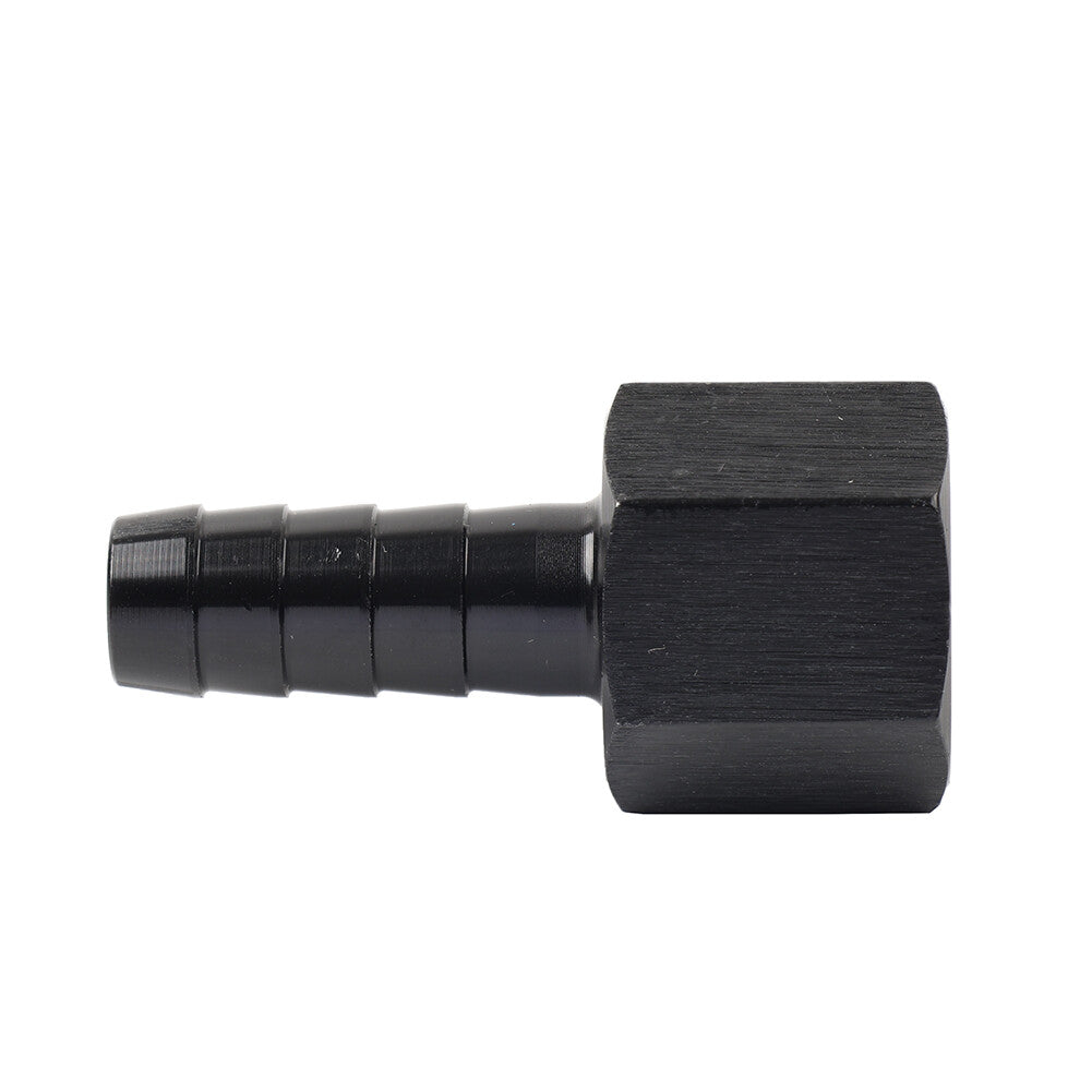 AN6 Female to 3/8 Hose Barb Fuel Line Push On Straight Swivel Fitting Adapter