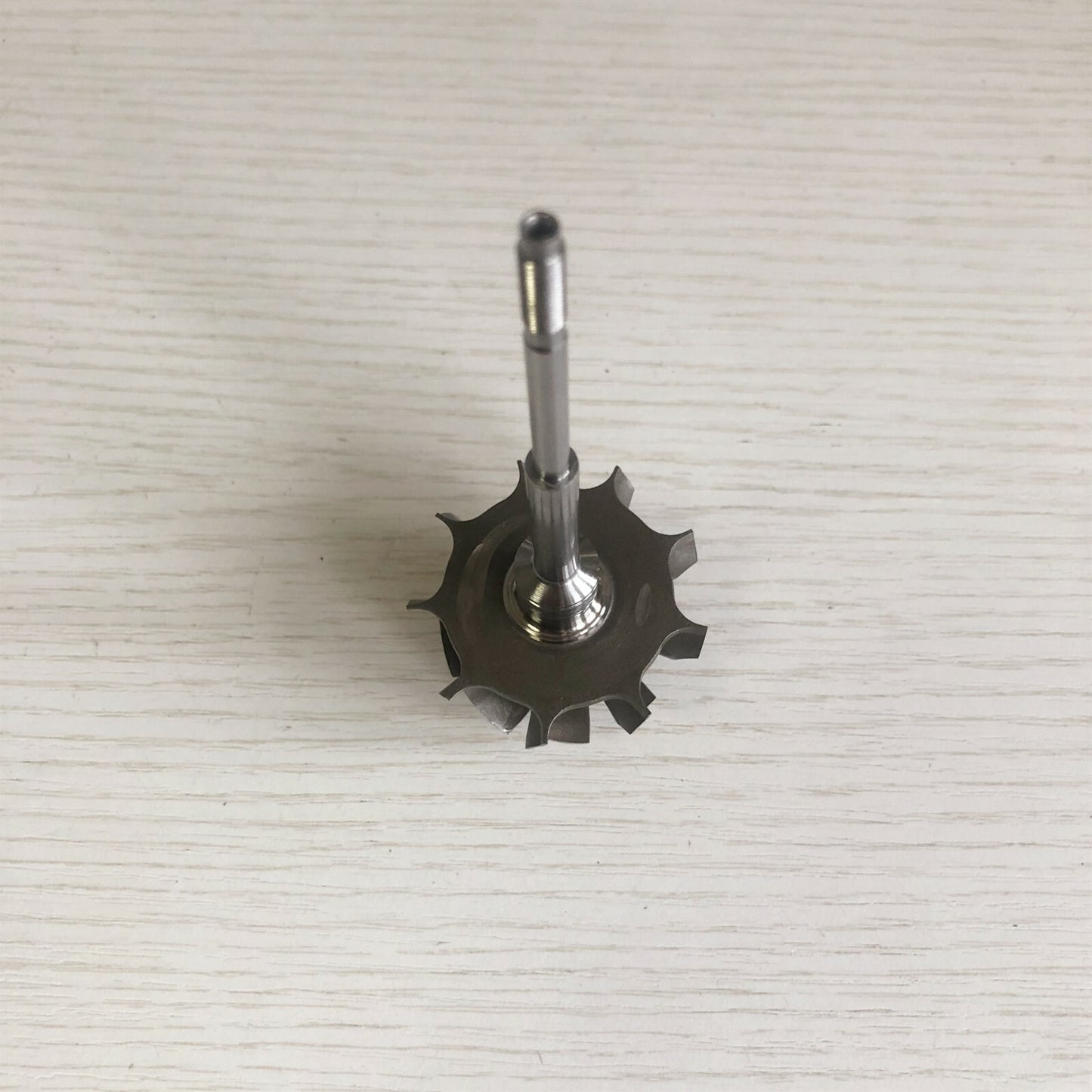 K04 42/50mm 9-blade turbine axle/turbine shaft 6.5mm tip height