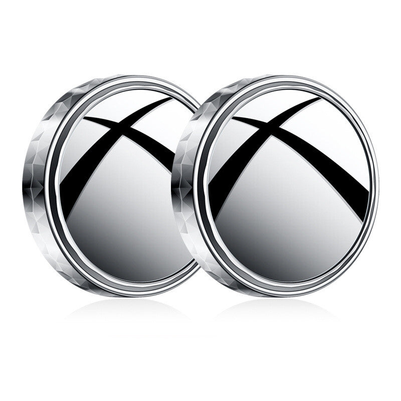 2PCS Car Trucks Blind Spot Mirrors 360¡ã Wide Angle Auxiliary Reversing Mirror ¡Á2 v