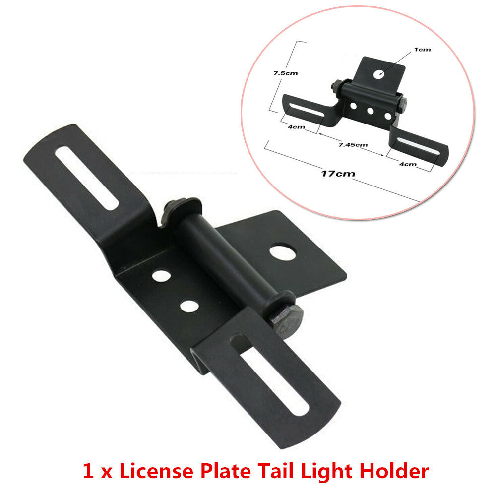 Aluminum alloy motorcycle license plate bracket/taillight bracket - durable installation. n