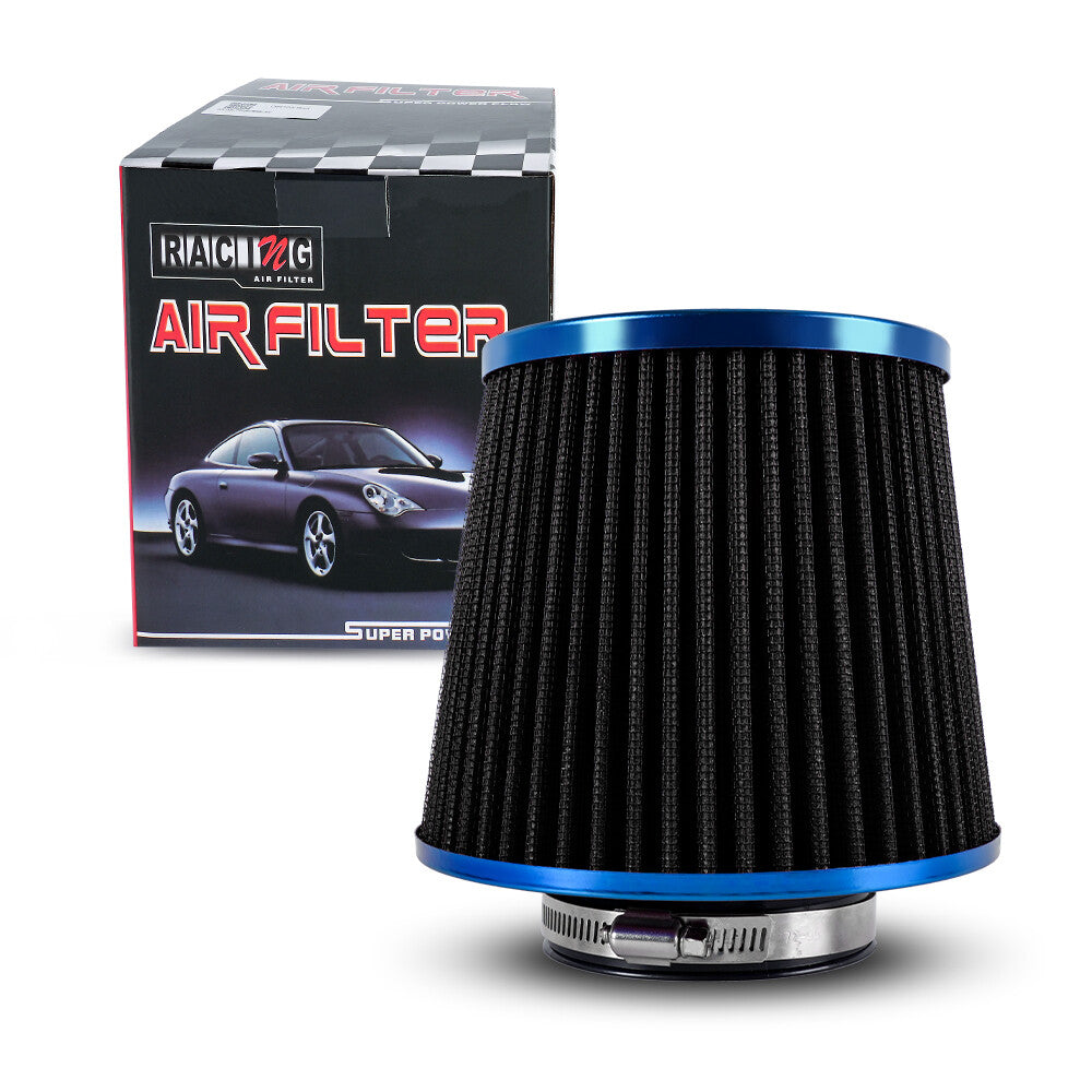 New Universal 3 76mm High Flow Inlet Air Intake Cone Filter For Car/Truck/SUV