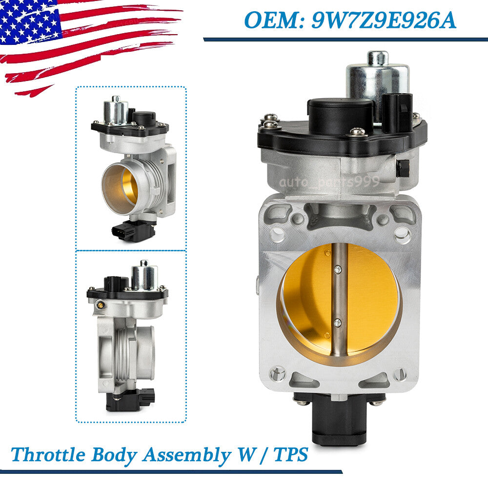 Throttle body assembly with TPS 9W7Z9E926A, suitable for F150 4.6L, E150, E250, E350 5.4L. n