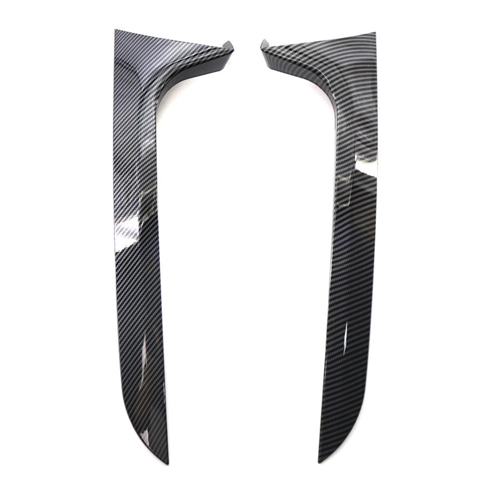 2x Rear Window Spoiler Canard Splitter Trim For A6 C7 Allroad TDI Quattro Avant