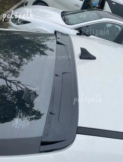 1x for Hyundai 2022 for Elantra N Glossy Black ABS Roof Tail Trunk Spoiler Wing Lip