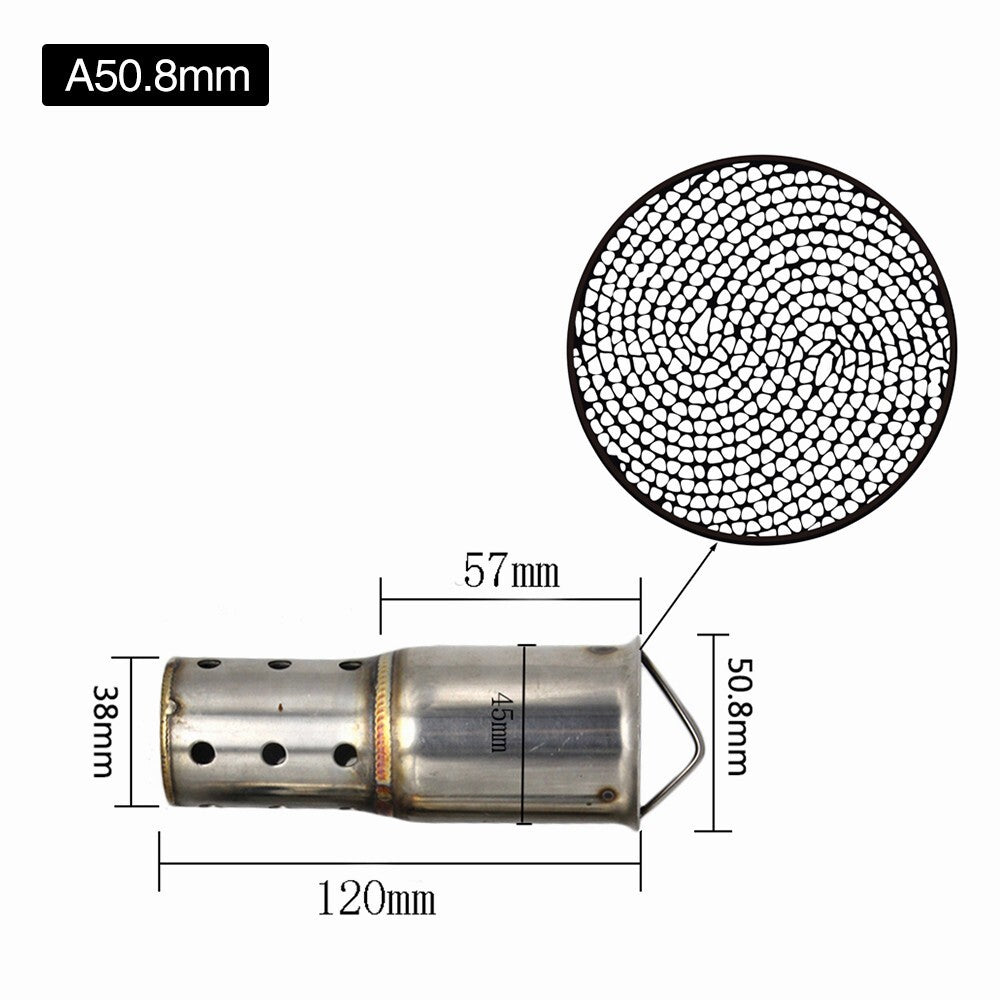 Universal Motorcycle Exhaust Can Muffler Baffle DB Killer Silencer 50.8mm