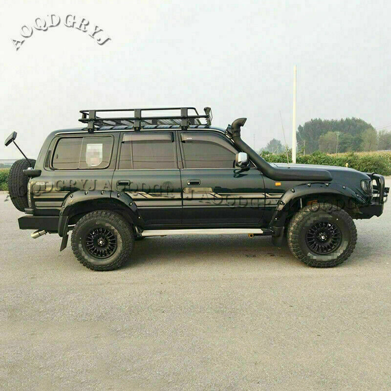 Black Intake Snorkel System Kit for Toyota for Land Cruiser LC/FJ80 Series 1991-1997
